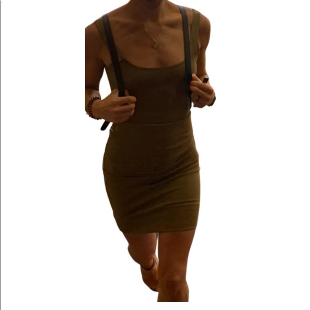 Olive 🫒 green bodycon dress| Small| Forever 21|